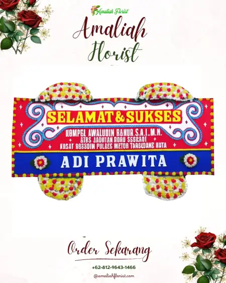 Papan Bunga Ucapan Selamat Surodinawan